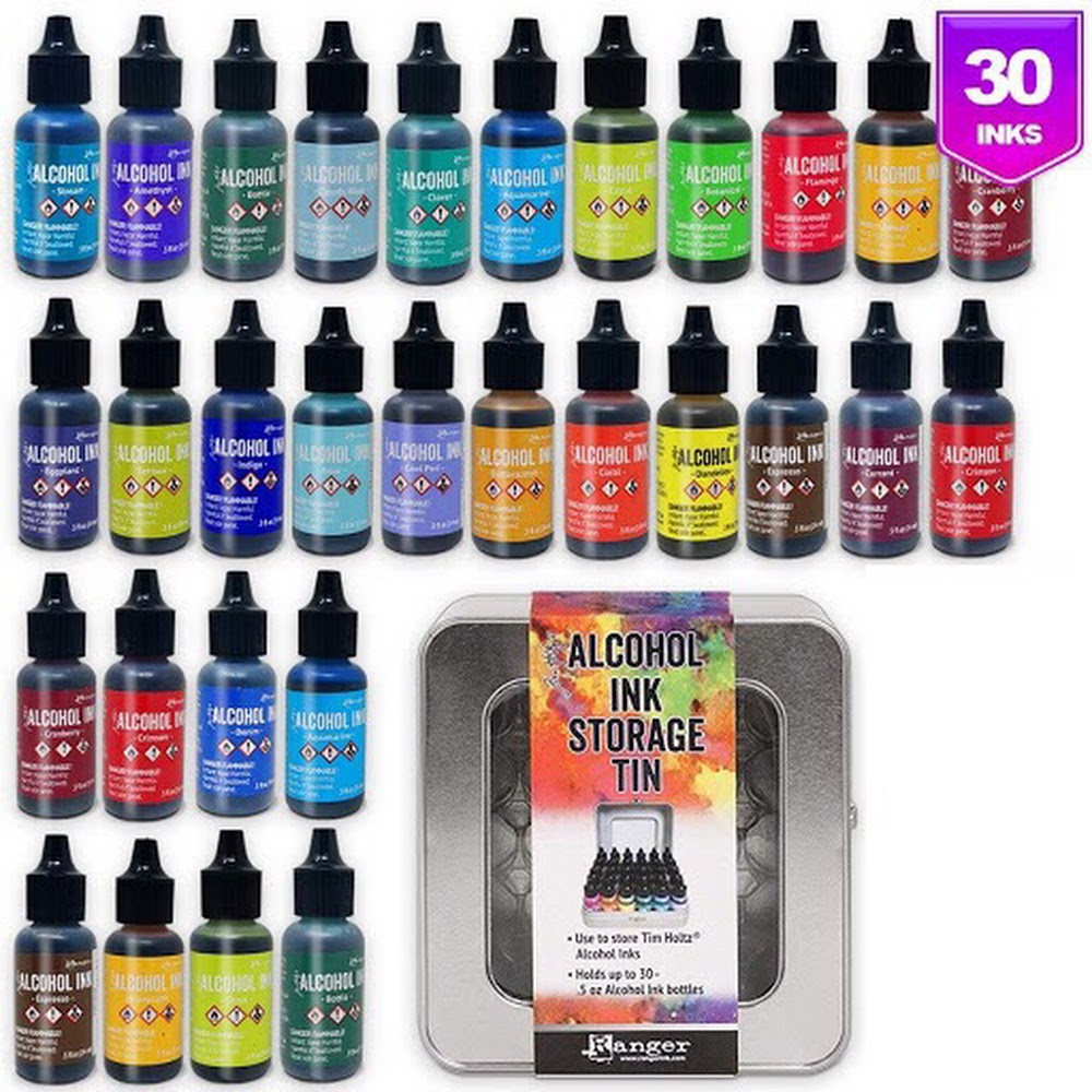 Alcohol Ink 酒精染料 - 30 Colors Set A