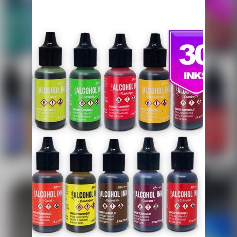 Alcohol Ink 酒精染料 - 30 Colors Set A