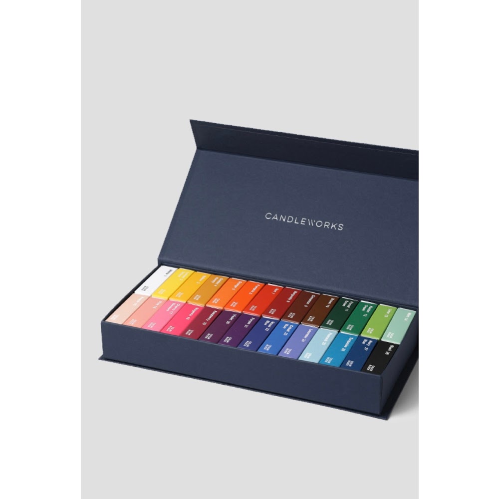 CW - 28 Color Block Set (Blue/Grey case) 固體顏料色塊28色