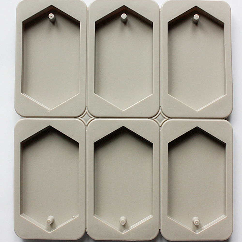 Tablet Mold (Six) 蠟牌/石膏牌 (雲朵蠟燭)