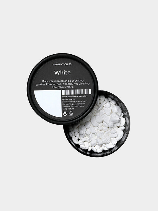 CW - White Pigment Chips 白色顏料芯片